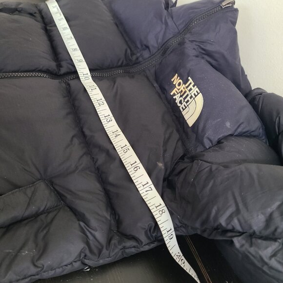 The North Face 1996 Retro Nuptse 700 Down Puffer Jacket Black Women’s Sz XS - Picture 8 of 12